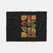 black_men_are_dope_01 fleecedecke (Vorderseite (Horizontal))