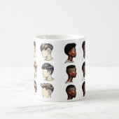 Black Men Haircut Tasse - Barbershop Stile (Mittel)