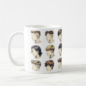 Black Men Haircut Tasse - Barbershop Stile (Links)