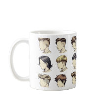 Black Men Haircut Tasse - Barbershop Stile