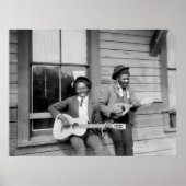 Black Men Playing Guitar, 1902 Poster (Vorne)