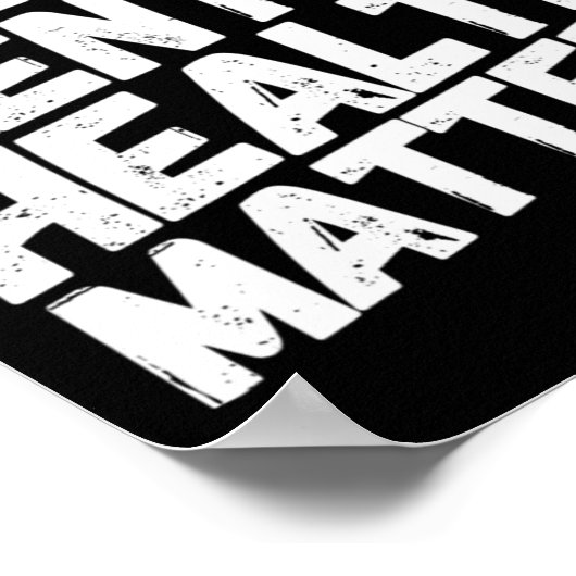 Black Mental Health Matters Therapy Geschenk Poster (Ecke)