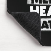 Black Mental Health Problems Therapy Black Excelle Mousepad (Ecke)