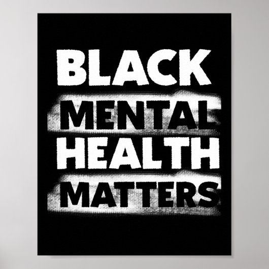 Black Mental Health Problems Therapy Black Excelle Poster (Vorne)