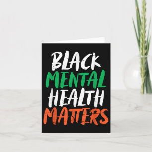 Black Mental Health S _ Psychische Gesundheit Bewu Karte