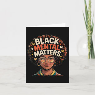 Black Mental S Junetezehnten Afroamerikaner für Fr Karte