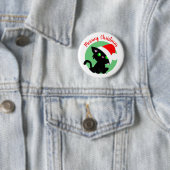Black Meowy Christmas Kitty Button (Beispiel)