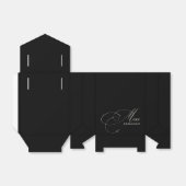 Black Merci Beaucoup Elegante Kalligraphie Vielen Geschenkschachtel (Ungefaltet)