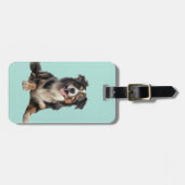 Black Merle Australian Shepherd | Gepäckanhänger (Vorderseite horizontal)