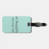 Black Merle Australian Shepherd | Gepäckanhänger (Rückseite horizontal)