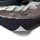 'Black Mermaid 4' Poster (Ecke)