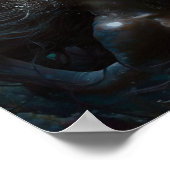 'Black Mermaid 6' Poster (Ecke)