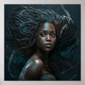 'Black Mermaid 7' Poster (Vorne)