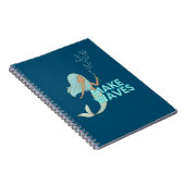 Black Mermaid Journal Notizblock (Rechte Seite)