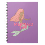 Black Mermaid Journal Notizblock (Vorderseite)