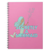 Black Mermaid Journal Notizblock (Vorderseite)