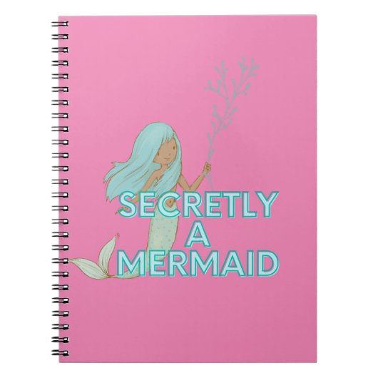 Black Mermaid Journal Notizblock (Vorderseite)