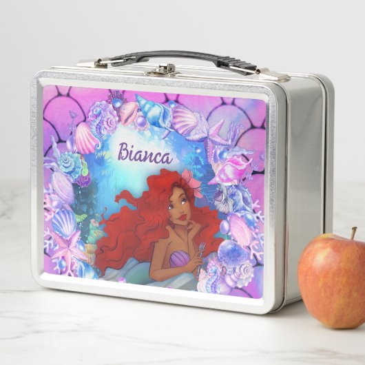 Black Mermaid Metall Brotdose (Beispiel)