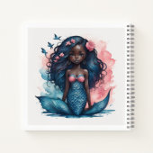 Black Mermaid-Notebook Notizblock (Rückseite)