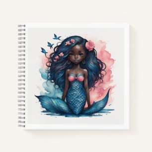Black Mermaid-Notebook Notizblock