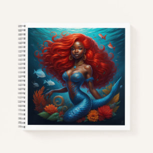 Black Mermaid Notizblock