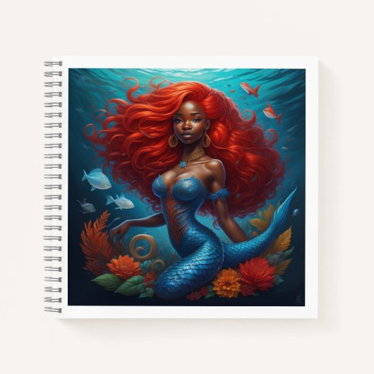 Black Mermaid Notizblock (Vorderseite)