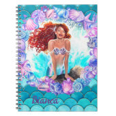 Black Mermaid Notizblock (Vorderseite)