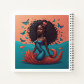 Black Mermaid Notizblock (Rückseite)