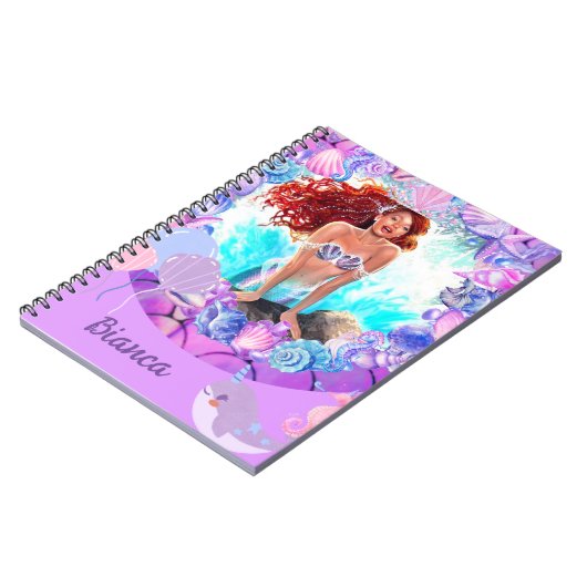 Black Mermaid Notizblock (Linke Seite)