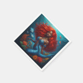 Black Mermaid Serviette (Ecke)