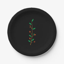 Black Merry Botanical Berry Branch Holiday Party