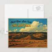 Black Mesa Oklahoma Postkarte (Vorne/Hinten)