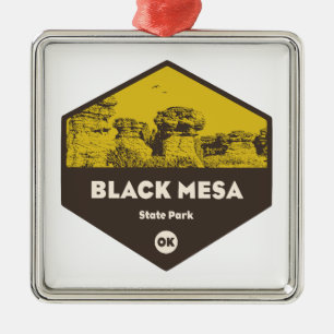 Black Mesa Staat Park Oklahoma Ornament Aus Metall