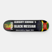 BLACK MESSIAH Skateboard, 7¾" Deck Skateboard (Horizontal)
