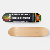 BLACK MESSIAH Skateboard, 7¾" Deck Skateboard (Horizontal)