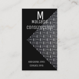 Black & Metal Business Card 2 Visitenkarte