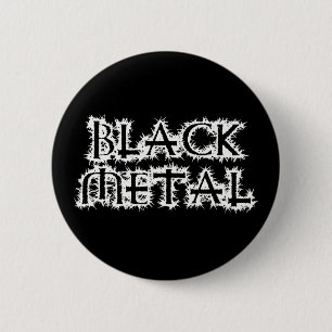 Black Metal Button