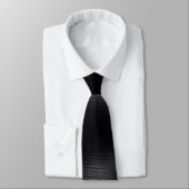 Black Metal Mesh Hyperrealistische Neck Tie Krawatte (Gebunden)