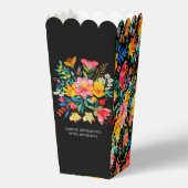 Black Mexican Bright Floral Fiesta Geburtstag Geschenkschachtel (Rückseite)