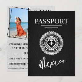 Black Mexico Pass Save the Date