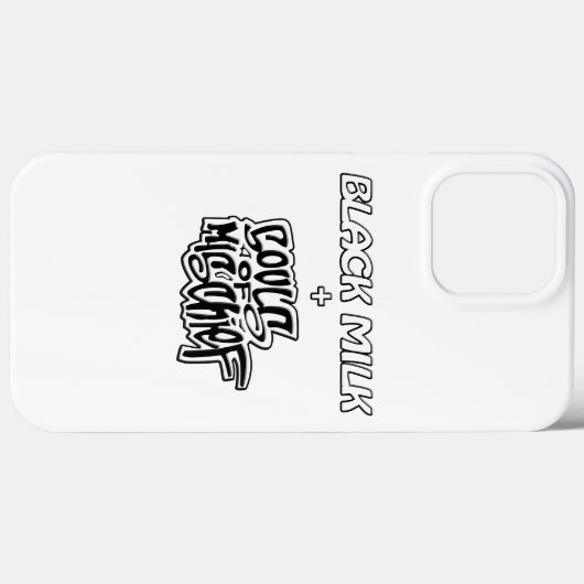 Black Milk Music Case-Mate iPhone Hülle (Rückseite (Horizontal))