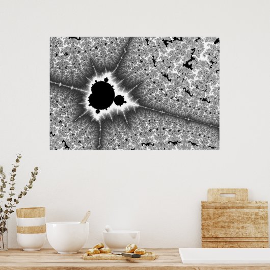 Black Mini Brot Poster (Küche)