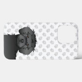 Black Mini Goldendoodle Niedlich Cartoon Dog Case-Mate iPhone Hülle (Rückseite (Horizontal))