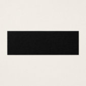 Black Mini-Visitenkarte (Vorderseite)
