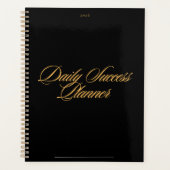 Black Minimalistisch 2026 Monthly & Weekly Planer (Vorderseite)