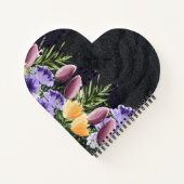 Black Minimalistisch Bridesmaid Wedding Gift Idee Notizblock (Rückseite)