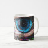 Black Mirror: Reflexo Distópico do Olho Kaffeetasse (VorderseiteRechts)