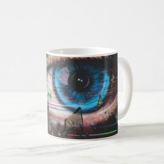Black Mirror: Reflexo Distópico do Olho Kaffeetasse (VorderseiteRechts)