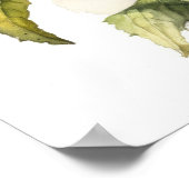 Black Mit Augen Susan Blume Art Print Poster (Ecke)