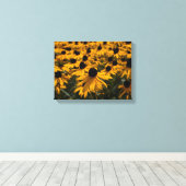 Black Mit Augen Susan Blume Leinwanddruck (Insitu (Holzboden))